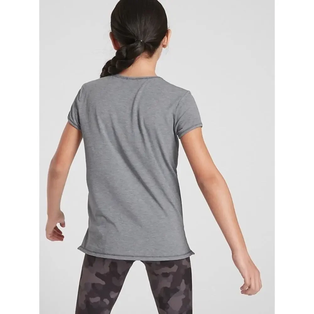 Athleta Girl Limitless Power Tee, Size 7 - Picture 2 of 10